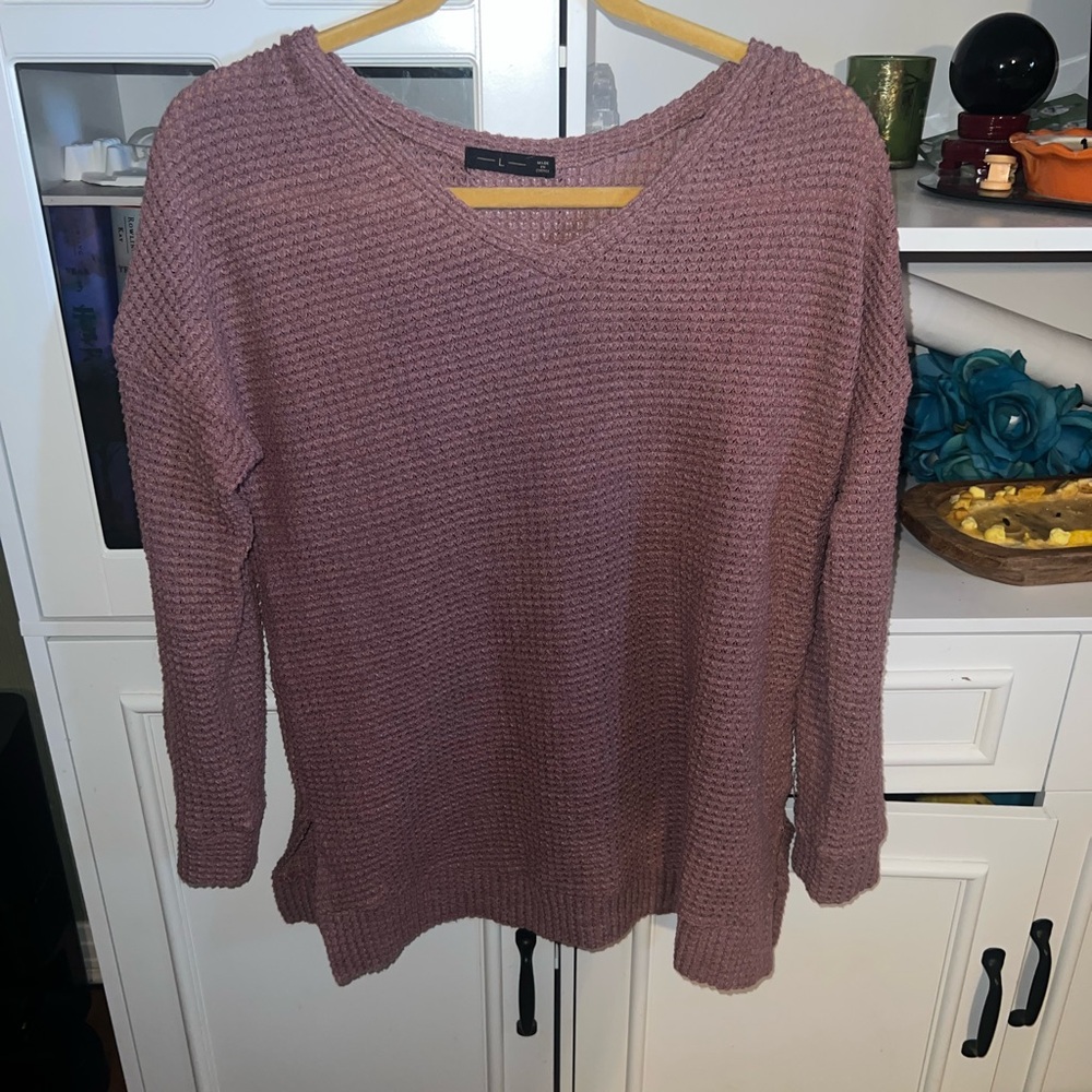 🔴new day Dusty Pink Crew Neck Sweater